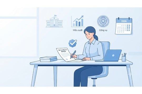 Mẫu Bản tự nhận xét đánh giá cán bộ công viên chức mới nhất 2026