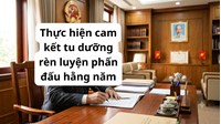 Thực hiện cam kết tu dưỡng rèn luyện phấn đấu hằng năm