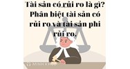 Tài sản có rủi ro là gì? Phân biệt tài sản rủi ro và tài sản phi rủi ro?