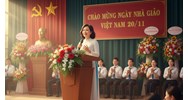 Mẫu bài phát biểu của hiệu trưởng nhân ngày 20/11 hay và ý nghĩa