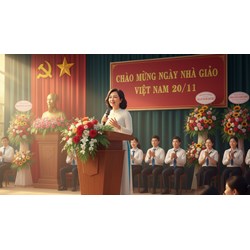 Mẫu bài phát biểu của hiệu trưởng nhân ngày 20/11 hay và ý nghĩa