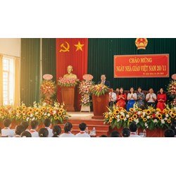 Mẫu bài phát biểu ngày 20/11 của học sinh và đại diện phụ huynh học sinh hay và ý nghĩa nhất