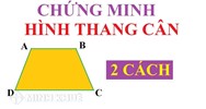 Hình thang cân là gì? Định nghĩa và tính chất của hình thang cân Toán lớp 8