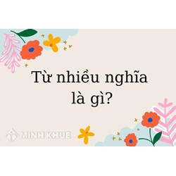 Từ nhiều nghĩa là gì? Lấy ví dụ về từ nhiều nghĩa Tiếng Việt lớp 5