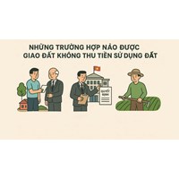 Các trường hợp nhà nước giao đất không thu tiền sử dụng đất theo Luật đất đai 2024?