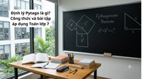 Định lý Pytago là gì? Công thức và bài tập áp dụng Toán lớp 7