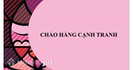 Mẫu Bản yêu cầu báo giá chào hàng cạnh tranh rút gọn