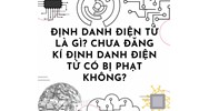 Định danh điện tử là gì? Chưa đăng ký tài khoản định danh điện tử có bị phạt không?