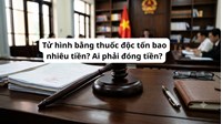 Tử hình bằng thuốc độc tốn bao nhiêu tiền? Ai phải đóng tiền?