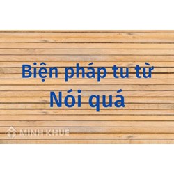 Viết một đoạn văn hoặc làm một bài thơ có dùng biện pháp nói quá