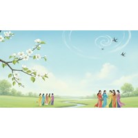 Cảm nhận về bức tranh thiên nhiên trong Cảnh ngày xuân chọn lọc hay nhất