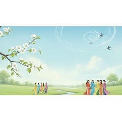 Cảm nhận về bức tranh thiên nhiên trong Cảnh ngày xuân chọn lọc hay nhất