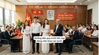 Hướng dẫn quy trình kết nạp đảng viên theo các bước mới nhất