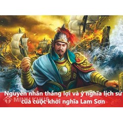 Nguyên nhân thắng lợi và ý nghĩa lịch sử của cuộc khởi nghĩa Lam Sơn