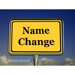 Thủ tục thay đổi họ, tên trong giấy khai sinh cần những gì?