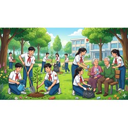 Để trở thành một người đoàn viên theo em cần phải làm gì?