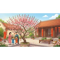 Tổng hợp bài văn tả cây đào chọn lọc hay nhất