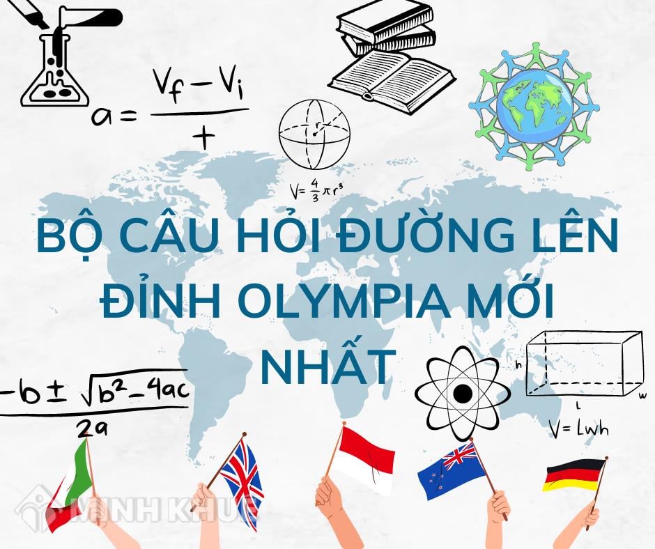 Bộ câu hỏi đường lên đỉnh Olympia mới nhất