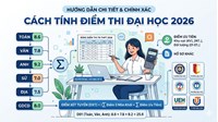 Cách Tính Điểm Thi Đại Học 2026: Từ A-Z Theo Quy Chế Mới