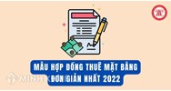 Mẫu Hợp đồng thuê mặt bằng, cửa hàng kinh doanh mới nhất