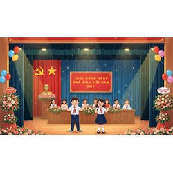 Tổng hợp mẫu lời dẫn chương trình văn nghệ ngày nhà giáo Việt Nam 20 -11 các cấp