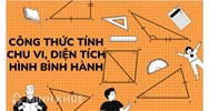 Công thức tính chu vi, diện tích hình bình hành chính xác nhất