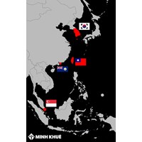 Bốn con rồng của kinh tế châu Á từ nửa sau thế kỉ XX đến nay là?