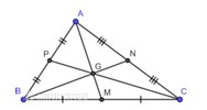 Trọng tâm là gì? Trọng tâm tam giác là gì? Tính chất và cách xác định trọng tâm tam giác?