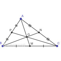 Trọng tâm là gì? Trọng tâm tam giác là gì? Tính chất và cách xác định trọng tâm tam giác?