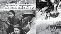 Quan điểm của Đảng trong chiến tranh nhân dân bảo vệ tổ quốc là gì?