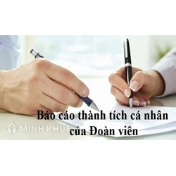 Mẫu báo cáo thành tích cá nhân công đoàn mới nhất