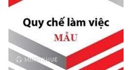 Mẫu Quyết định ban hành Quy chế làm việc của Uỷ ban nhân dân xã