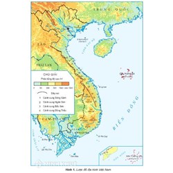 Địa hình núi nước ta được chia thành bốn vùng là?