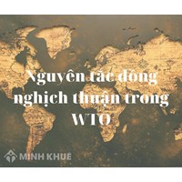 Nguyên tắc đồng thuận nghịch là gì? Nguyên tắc đồng thuận nghịch trong WTO