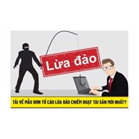 Mẫu đơn tố cáo lừa đảo chiếm đoạt tài sản mới nhất