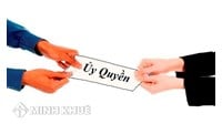 Mẫu giấy ủy quyền nộp hồ sơ thành lập doanh nghiệp, công ty
