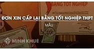 Mẫu đơn xin cấp lại bằng tốt nghiệp THPT Online mới nhất