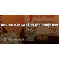 Mẫu đơn xin cấp lại bằng tốt nghiệp THPT Online mới nhất