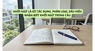 Khởi ngữ là gì? Tác dụng, phân loại, dấu hiệu nhận biết khởi ngữ trong câu