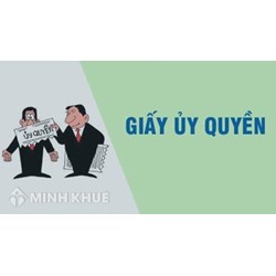 Mẫu giấy ủy quyền sử dụng đất cho vợ, con hoặc người thân