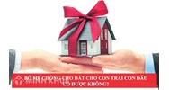 Bố mẹ chồng cho đất con trai con dâu có được hưởng không?