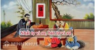 Câu tục ngữ nhất tự vi sư bán tự vi sư nói đến điều gì? Nghĩa là gì?