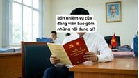 Bốn nhiệm vụ của đảng viên bao gồm những nội dung gì?
