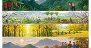 Phân tích bức tranh tứ bình trong bài thơ Việt Bắc hay nhất