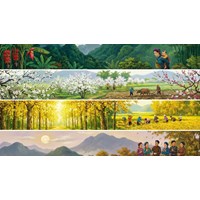 Phân tích bức tranh tứ bình trong bài thơ Việt Bắc hay nhất
