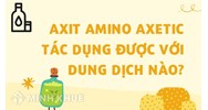 Axit amino axetic (H2NCH2COOH) tác dụng được với dung dịch?