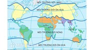 Vị trí phân bố của đới nóng trên trái đất là? Địa lý lớp 7