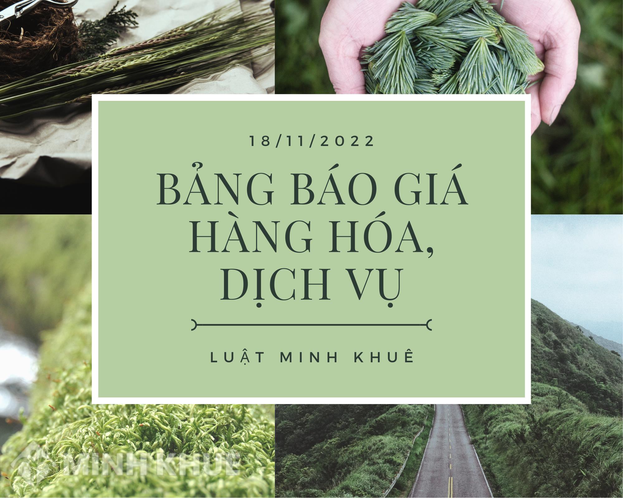 mẫu bảng niêm yết giá phòng khách sạn