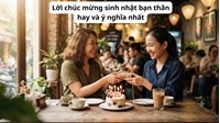 Lời chúc mừng sinh nhật bạn thân hay và ý nghĩa nhất