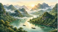 Cảm nhận vẻ đẹp thơ mộng, trữ tình của con sông Đà chọn lọc hay nhất